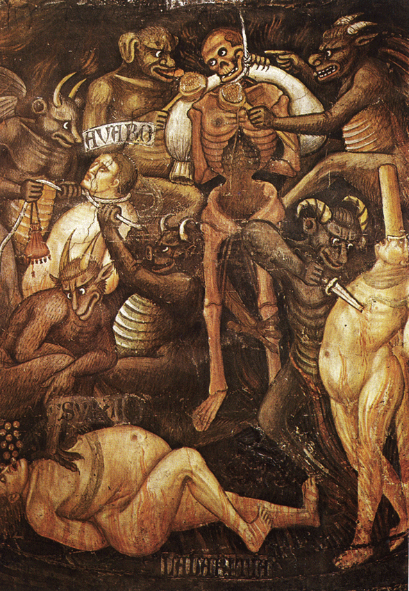 "Inferno" (Ausschnitt) von Taddeo di Bartolo, 1396